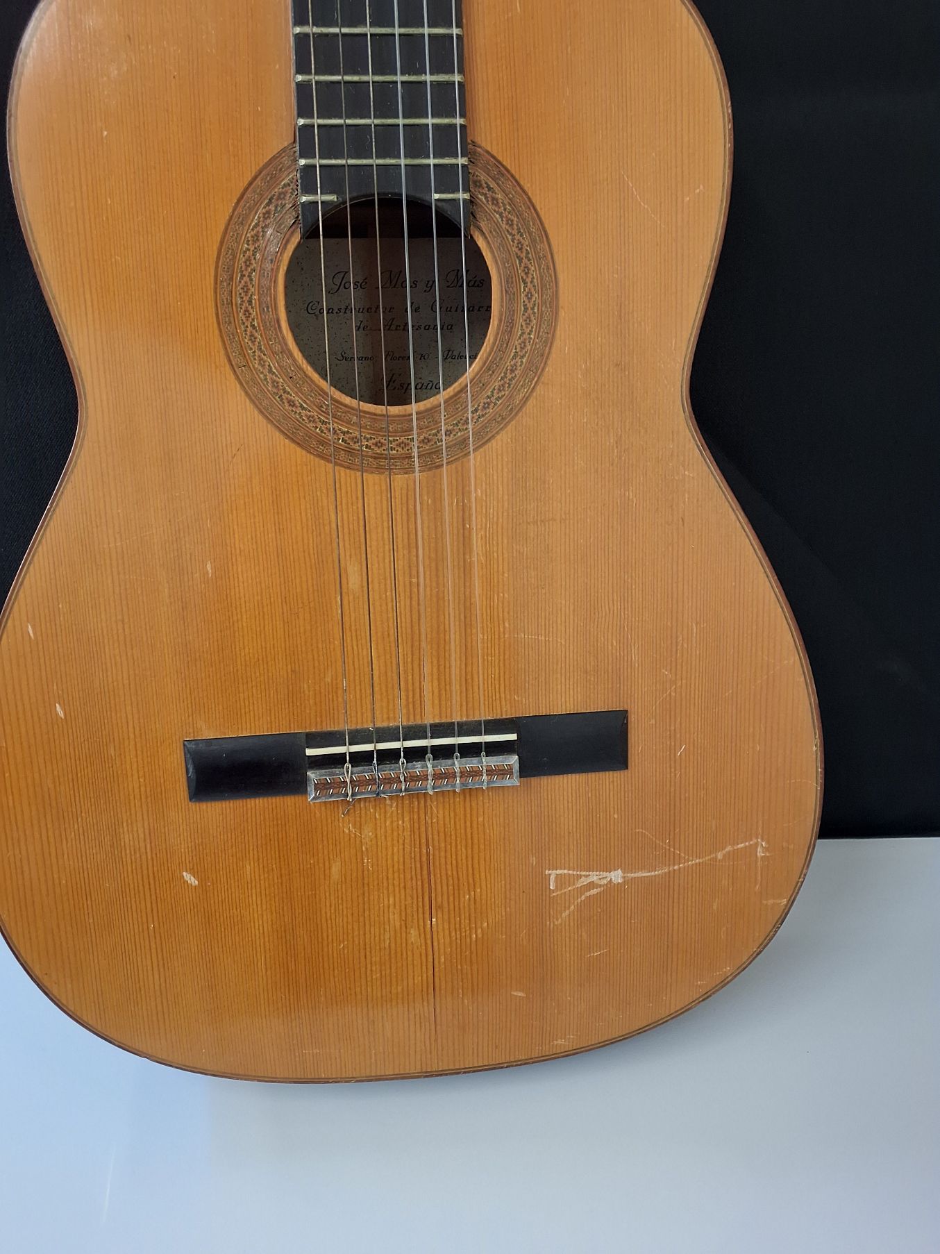 Jose Mas y Mas guitar